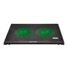 Cooler para notebook Warrior Power Gamer LED verde luminoso - AC267 - Image 3