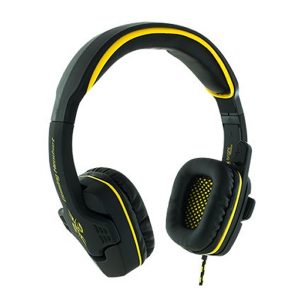 Fone de ouvido Headset gamer 7.1 conexão USB cabo 1,8m preto e amarelo Bright - 0354