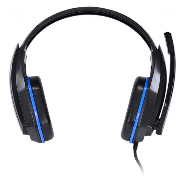 Fone headset gamer VX Gaming Ogma P2 stereo com microfone - Preto e Azul - Image 2