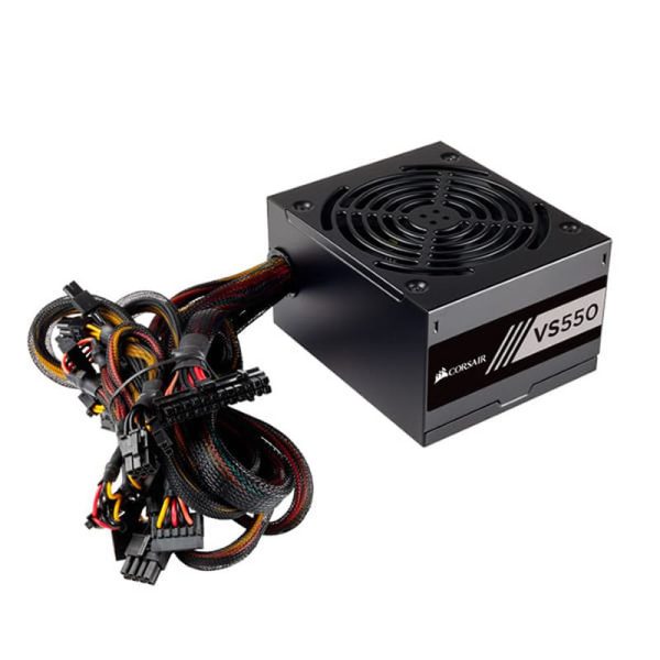 Fonte Corsair 550W 80Plus white ATX/PSU 12V v2.2 PFC Ativo VS550-CP-9020171-WW-0075492-01 s/cabo - Image 3