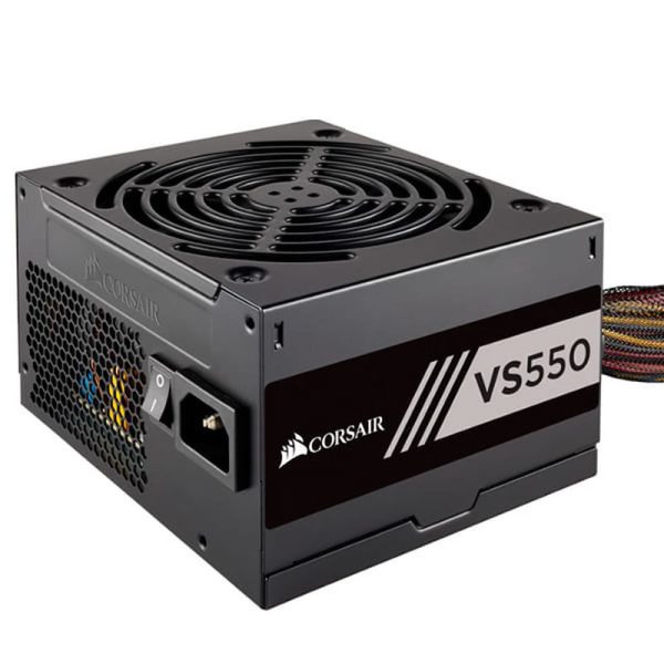 Fonte Corsair 550W 80Plus white ATX/PSU 12V v2.2 PFC Ativo VS550-CP-9020171-WW-0075492-01 s/cabo - Image 4