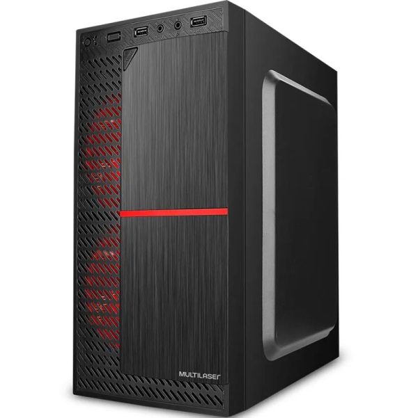 Gabinete Gamer Micro ATX com 2 Coolers Multilaser - GA206 - Image 3