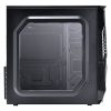 Gabinete gamer VX Gaming Kepler com janela lateral acrílica preto frontal acrílico 1 fan LED vermelho - Image 3