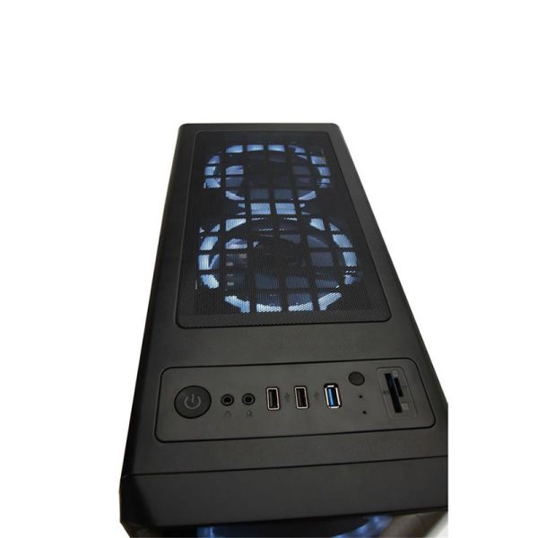 Gabinete gamer Warrior Modoc com lateral em vidro, USB 3.0, preto - GA178 - Image 5