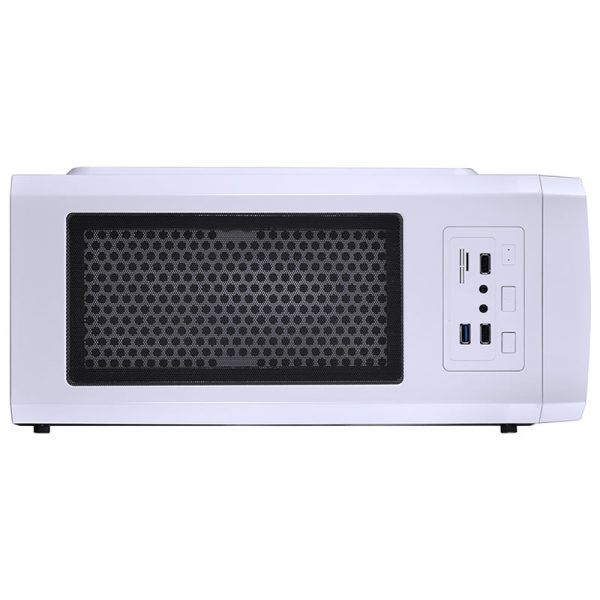 Gabinete mid-tower Nova Plus branco com 3 fans LED RGB lateral em acrílico - NOVBRRGB3FCA - Image 5