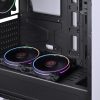 Gabinete mid-tower Nova Plus branco com 3 fans LED RGB lateral em acrílico - NOVBRRGB3FCA - Image 7