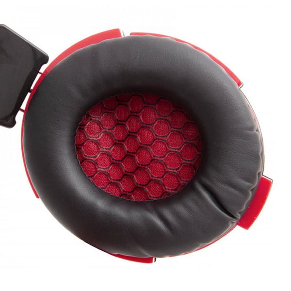 Headset gamer C3Tech Flycatcher, P2 e USB, preto e vermelho - PH-G10BK - Image 3