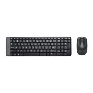Kit Teclado e mouse sem fio MK220 Preto Logitech