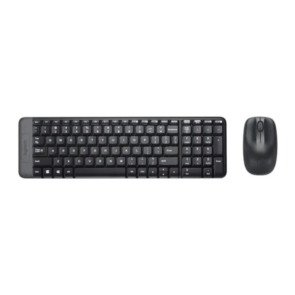 Kit Teclado e mouse sem fio MK220 Preto Logitech