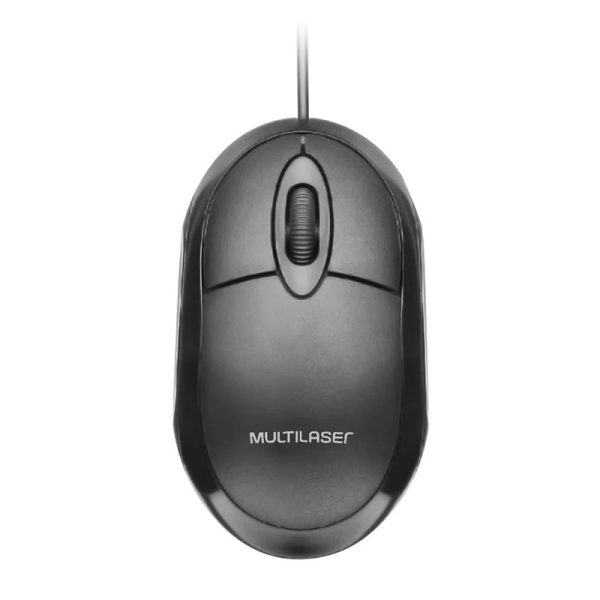 Mouse Classic box óptico USB 1200DPI preto Multilaser - MO300 - Image 2