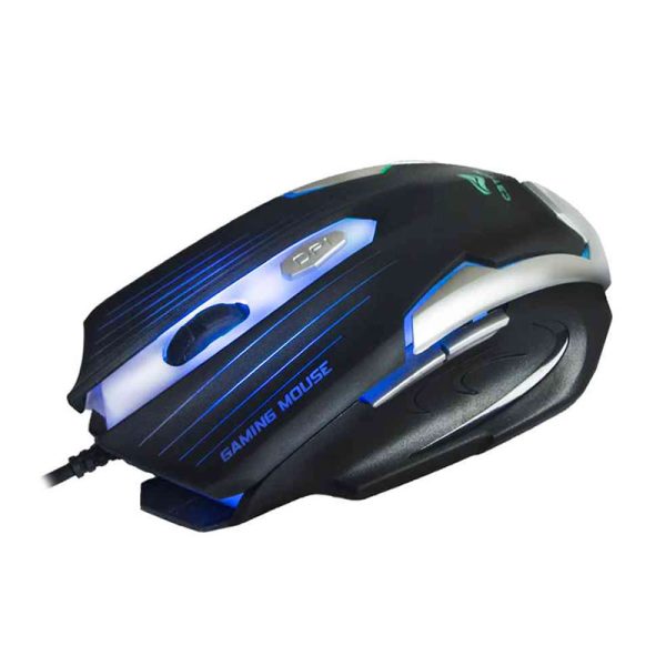 Mouse gamer C3Tech MG-11BSI, 2400 DPI, 6 Botões, LED multicores, USB, Preto/Prata - Image 2
