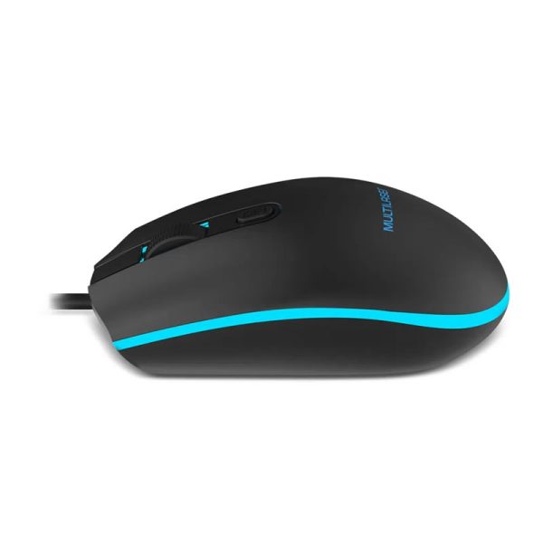 Mouse gamer Multilaser 2400DPI LED preto - MO298 - Image 3