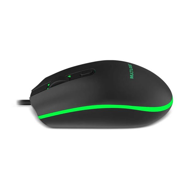 Mouse gamer Multilaser 2400DPI LED preto - MO298 - Image 4