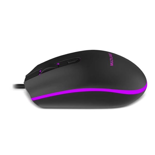 Mouse gamer Multilaser 2400DPI LED preto - MO298 - Image 5