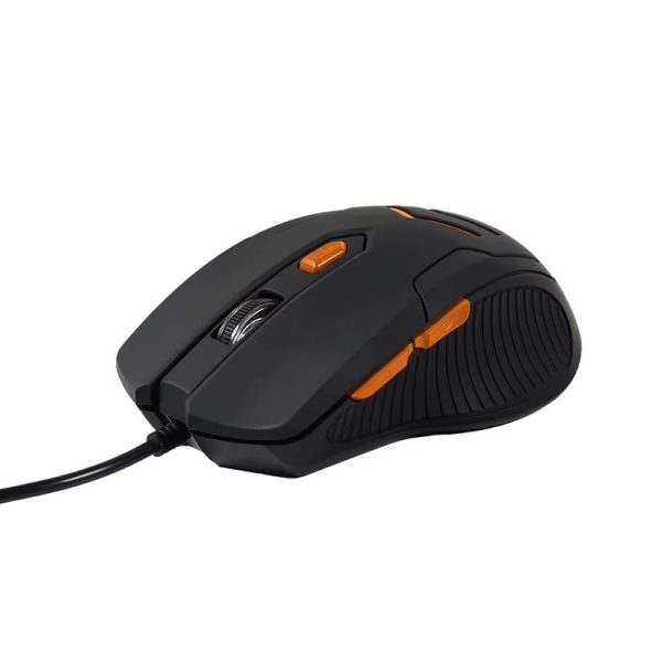 Mouse gamer Multilaser 3200DPI 6 botões preto/laranja com Mouse Pad - MO274 - Image 2