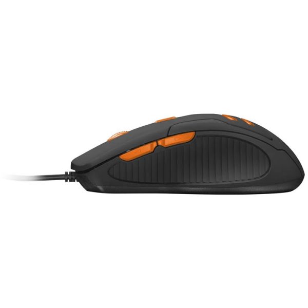 Mouse gamer Multilaser 3200DPI 6 botões preto/laranja com Mouse Pad - MO274 - Image 3