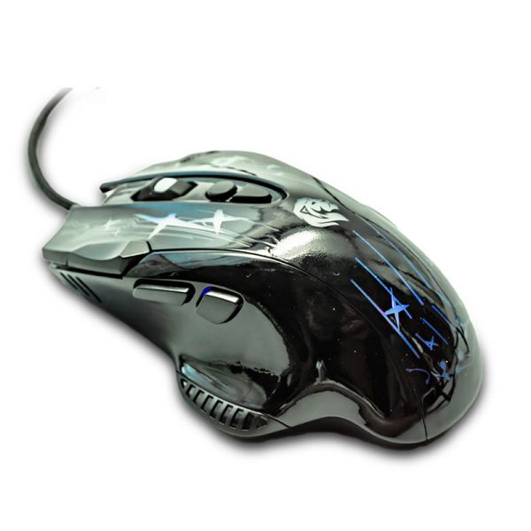 Mouse gamer USB c/LED RGB 2400 DPI 8 botões cabo 1.5 metros MU2905 - Hayom - Image 2