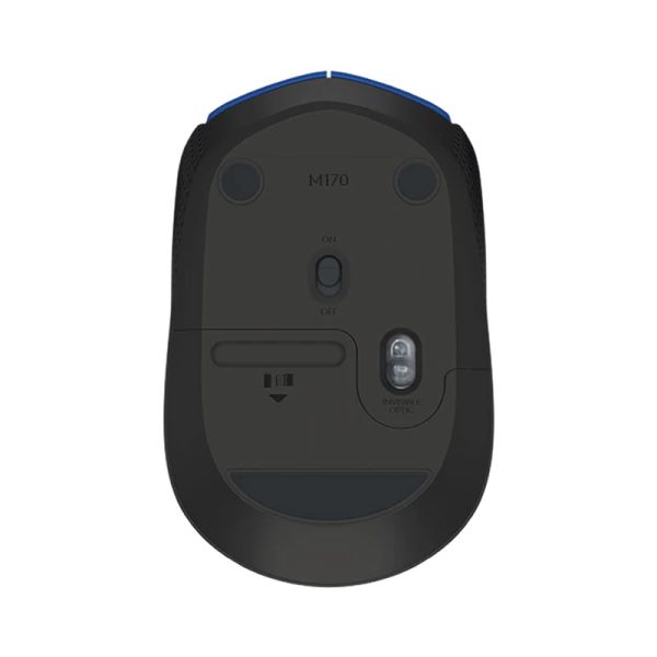 Mouse Logitech M170 1000DPI, azul, sem fio - Image 4