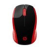 Mouse sem fio X200 Oman vermelho HP