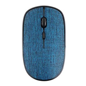 Mouse sem fio 1200DPI Goldentec GTMO1 em tecido azul