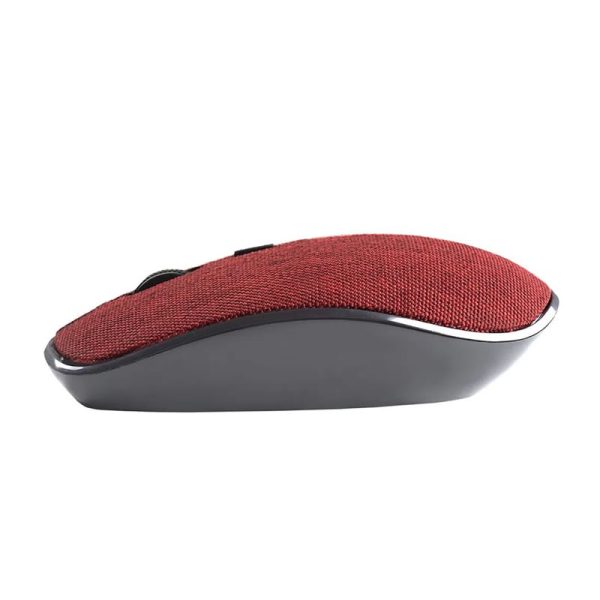 Mouse sem fio 1200DPI Goldentec GTMO1 em tecido vermelho - Image 3