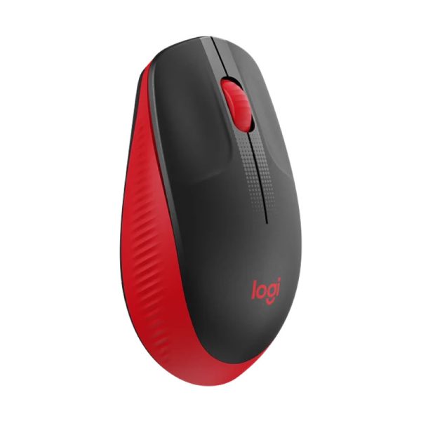 Mouse sem fio Logitech M190 vermelho e preto - Image 2