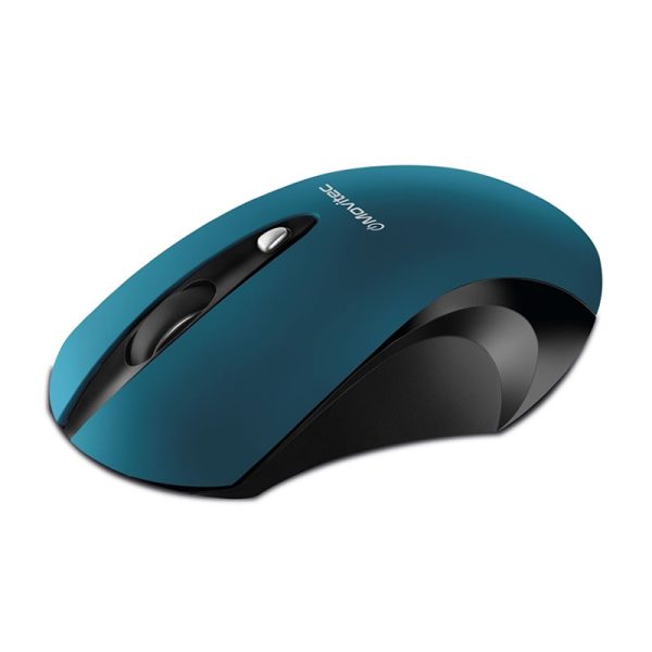 Mouse sem fio Movitec OMW-04 1000-1600 DPI preto e azul petróleo - Image 3