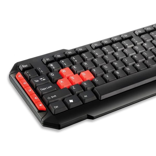 Teclado Gamer com hotkeys multimídia Preto/Vermelho Multilaser - TC160 - Image 3