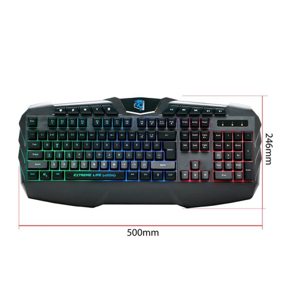 Teclado Gamer ELG Hybrid Mechanical Pulse Fire TGHMPF, Iluminação Backlight Customizável - Image 2
