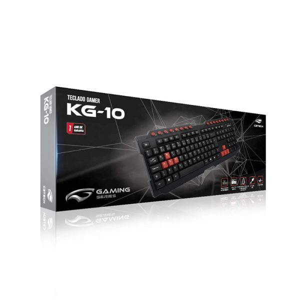 Teclado USB Gamer KG-10BK C3Tech - Image 3