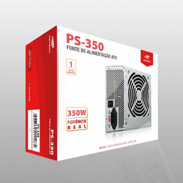 Fonte ATX 350W PS-350 s/cabo C3Tech - Image 3