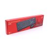 Kit Teclado e Mouse sem fio C3Tech, nano receptor USB, ABNT2, Preto/Vermelho - K-W100BK - Image 4