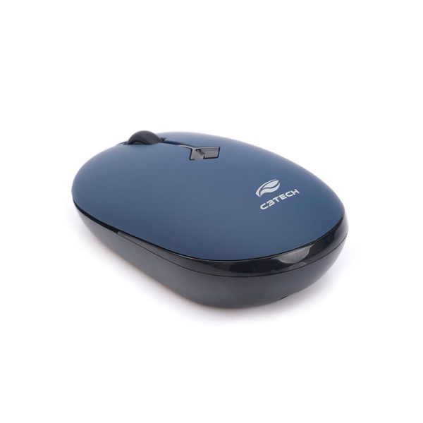 Mouse sem fio C3Tech RC, 1600DPI, nano USB, 2x pilhas AA, azul - M-W60BL - Image 2