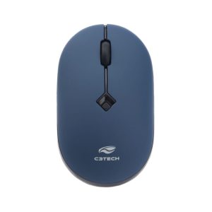 Mouse sem fio C3Tech RC, 1600DPI, nano USB, 2x pilhas AA, azul - M-W60BL