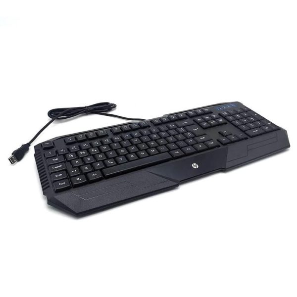 Teclado USB Gamer K130 Preto HP - Image 3