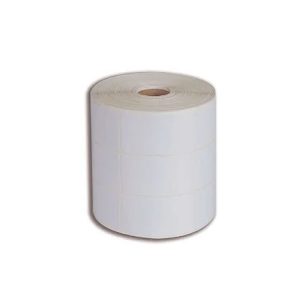 Etiqueta tag roupa 33x60mm, 3 colunas, térmica adesiva para Zebra, Elgin e Argox - Rolo com 1429 etiquetas