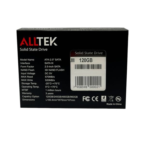 SSD Alltek 120GB 2.5 SATA III - Image 4