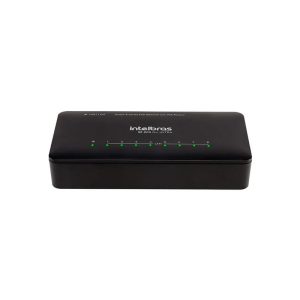 Switch Intelbras SF 800 Vlan Ultra, 8 portas, RJ45 10/100Mbps, Anti-surto