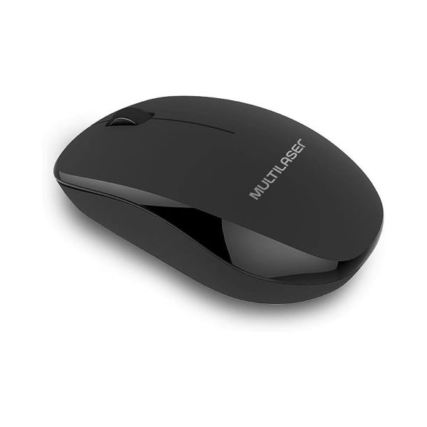 Mouse Sem Fio 2.4 ghz 1200 dpi Preto Usb Power Save Com Pilha Inclusa - MO309
