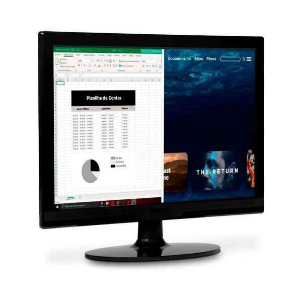 Monitor 19" LED BM19X5HVW Bluecase - WXGA+ / HDMI / VGA / PRETO / VESA - Image 2