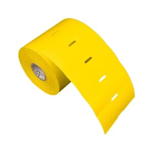 Etiqueta de Gondola 80X30mm Térmica Adesiva Amarela não precisa de ribbon