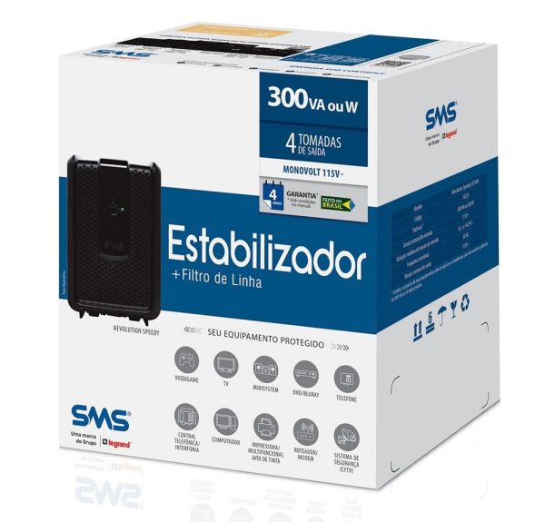 Estabilizador 0300va Sms Revolution Spee - Image 3