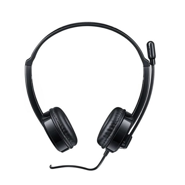 Headset Rapoo P2 P3 3.5mm Microfone Sem Ruído Preto H100 - RA019 - Image 4