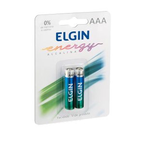 PILHA ELGIN ALCALINA LR03 AAA Com 2.