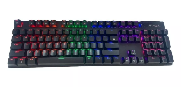 Teclado Mecânico Gamer Bright Tank, LED, Switch Blue, US - GTC560 - Image 4