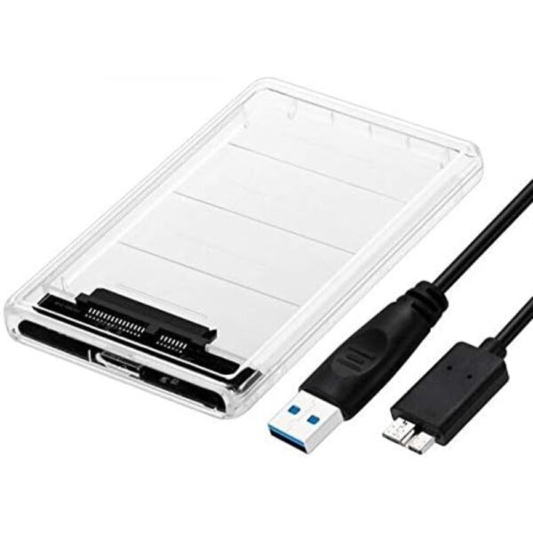 Case Sata Usb 3.0 Hd 2,5 Transparente Fy-448 - Image 2