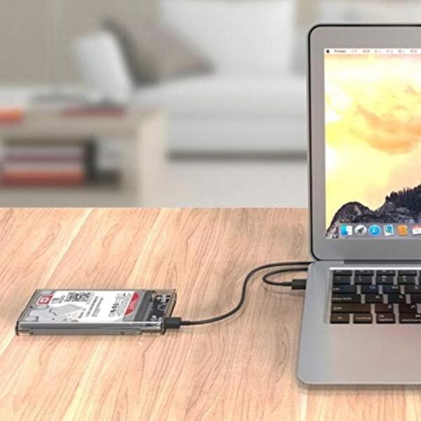 Case Sata Usb 3.0 Hd 2,5 Transparente Fy-448 - Image 3