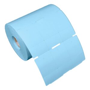 Etiqueta Tag Roupa 35x60mm Azul 3 Col 1 Picote Couche P Ribbon Rolo C1500 E 30m