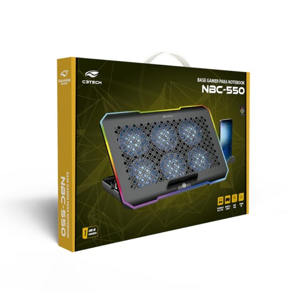 Base P/notebook C3tech 17,3" Gamer Nbc-550bk - Image 3