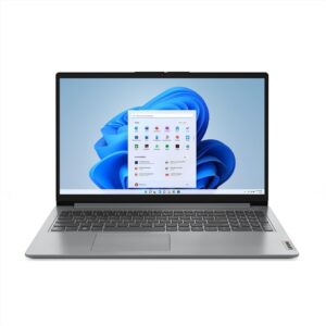 Notebook Lenovo Ideapad Intel Core I3-1215u, 4gb Ram, Ssd 256gb, Tela 15.6 Hd, Win 11, Cinza